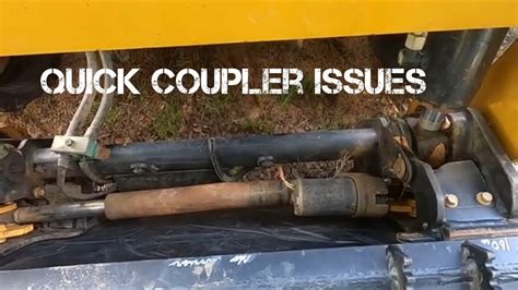 skid steer quick connect coupler problems